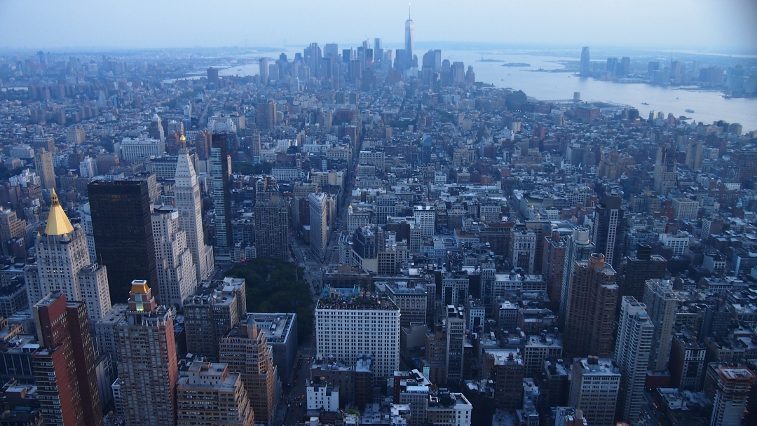 The view from the Empire State Building